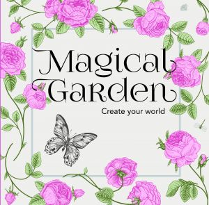 Colouring In Book Mini - Magical Garden