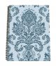A5  Spiral Notebook -    Blue Floral