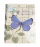 A5  Spiral Notebook -  Holly Blue 
